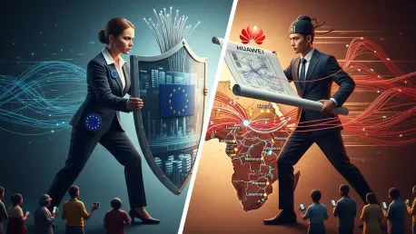 EU Fights Tech as Huawei Wins Africa Fiber Deal