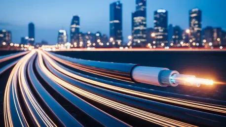 Hollow-Core Fiber Reduces Quantum Network Hardware Needs by Half